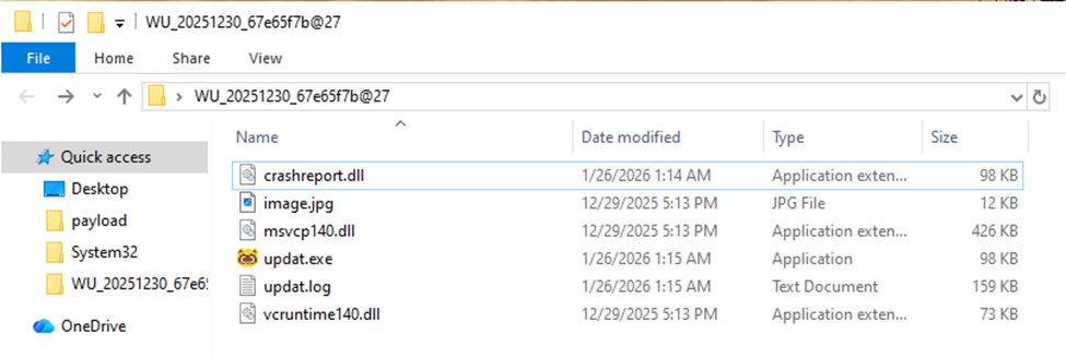 A screen of Windows Explorer with multiple files inside