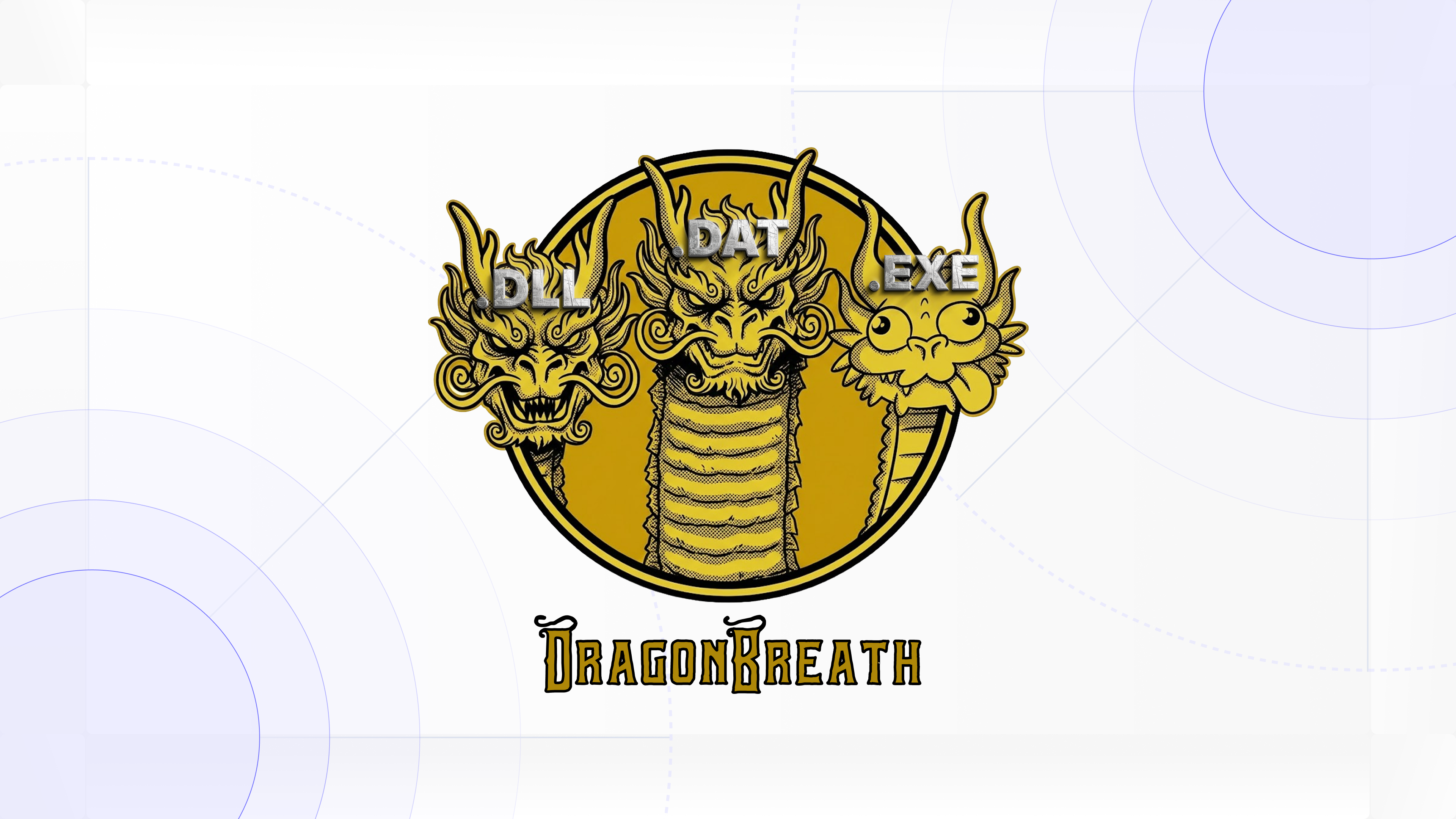 DragonBreath with three head of dragon with three filetype extension