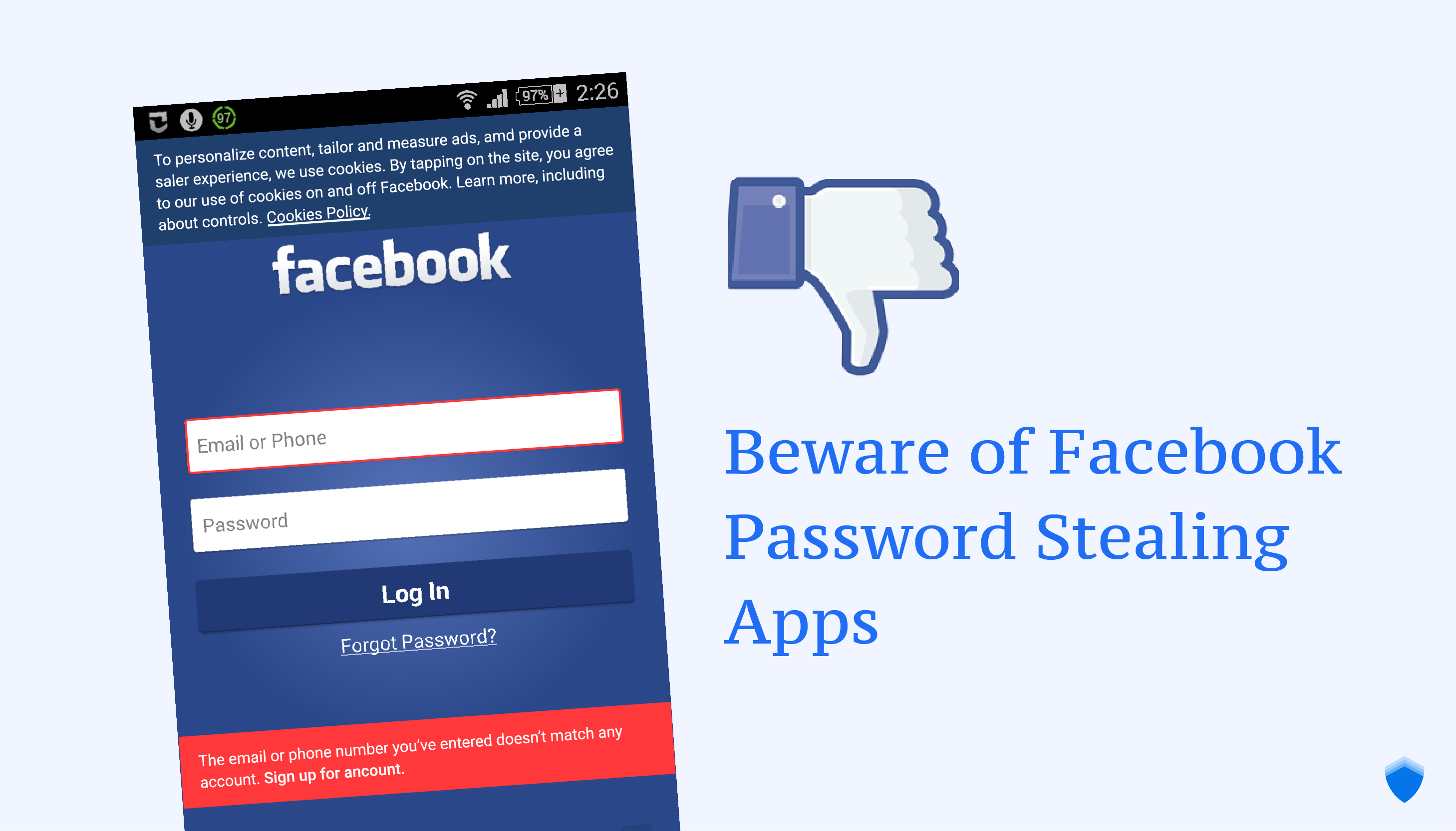 Ứng dụng đánh cắp mật khẩu Facebook trên Android Play Store