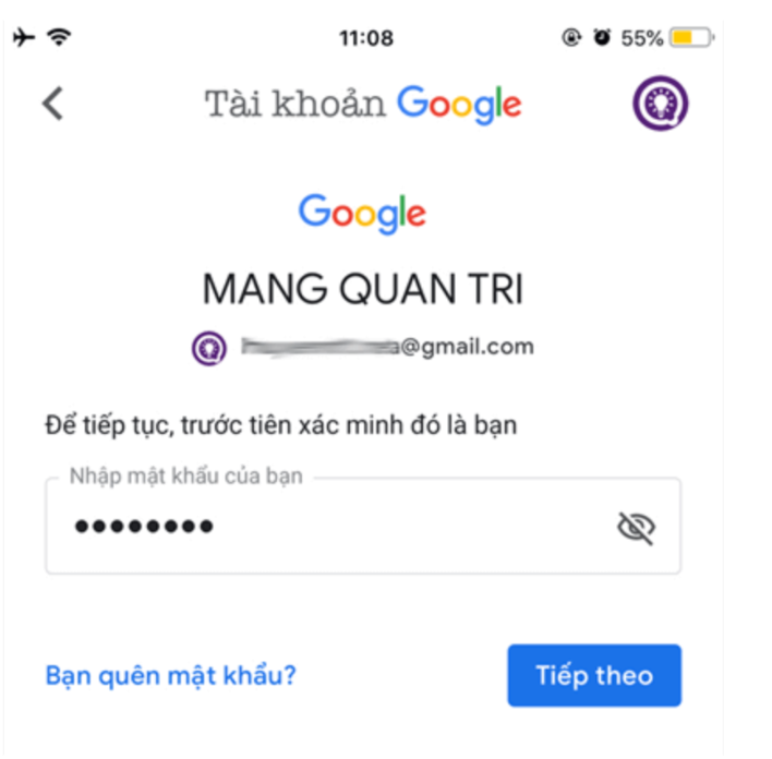 đổi mật khẩu gmail giao diện mới