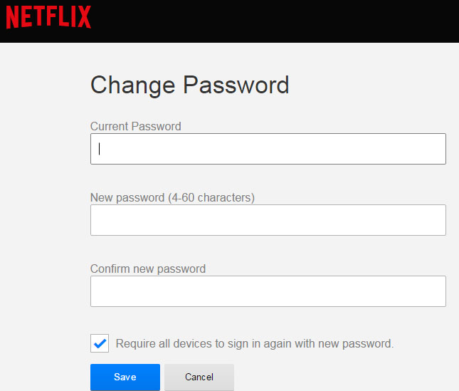 How can i get my netflix password sale