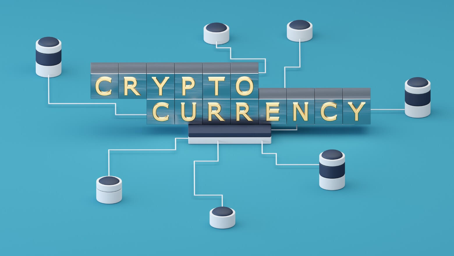 A cryptocurrency works decentralized.