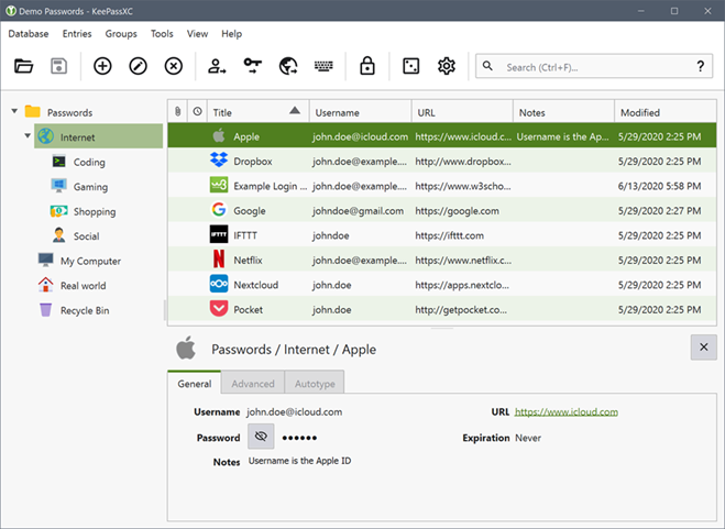 keepassxc resilient to master files