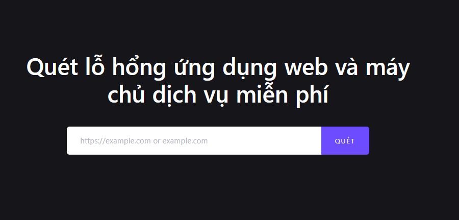 CyStack Scan - quét lỗ hổng website miễn phí
