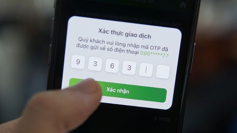 Sử dụng mã OTP giúp các giao dịch an toàn và bảo mật hơn