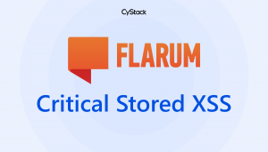 Stored XSS leads to account takeover in Flarum Stored XSS leads to account takeover in Flarum