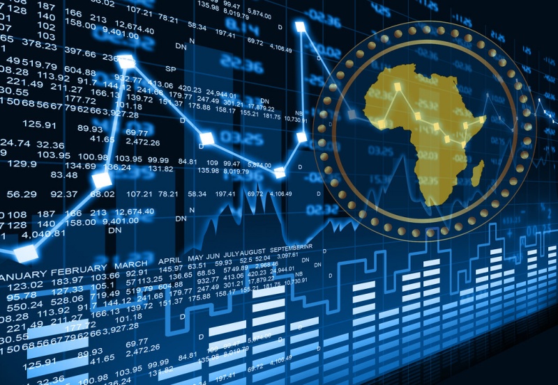 A trading dashboard with many figures and graphs