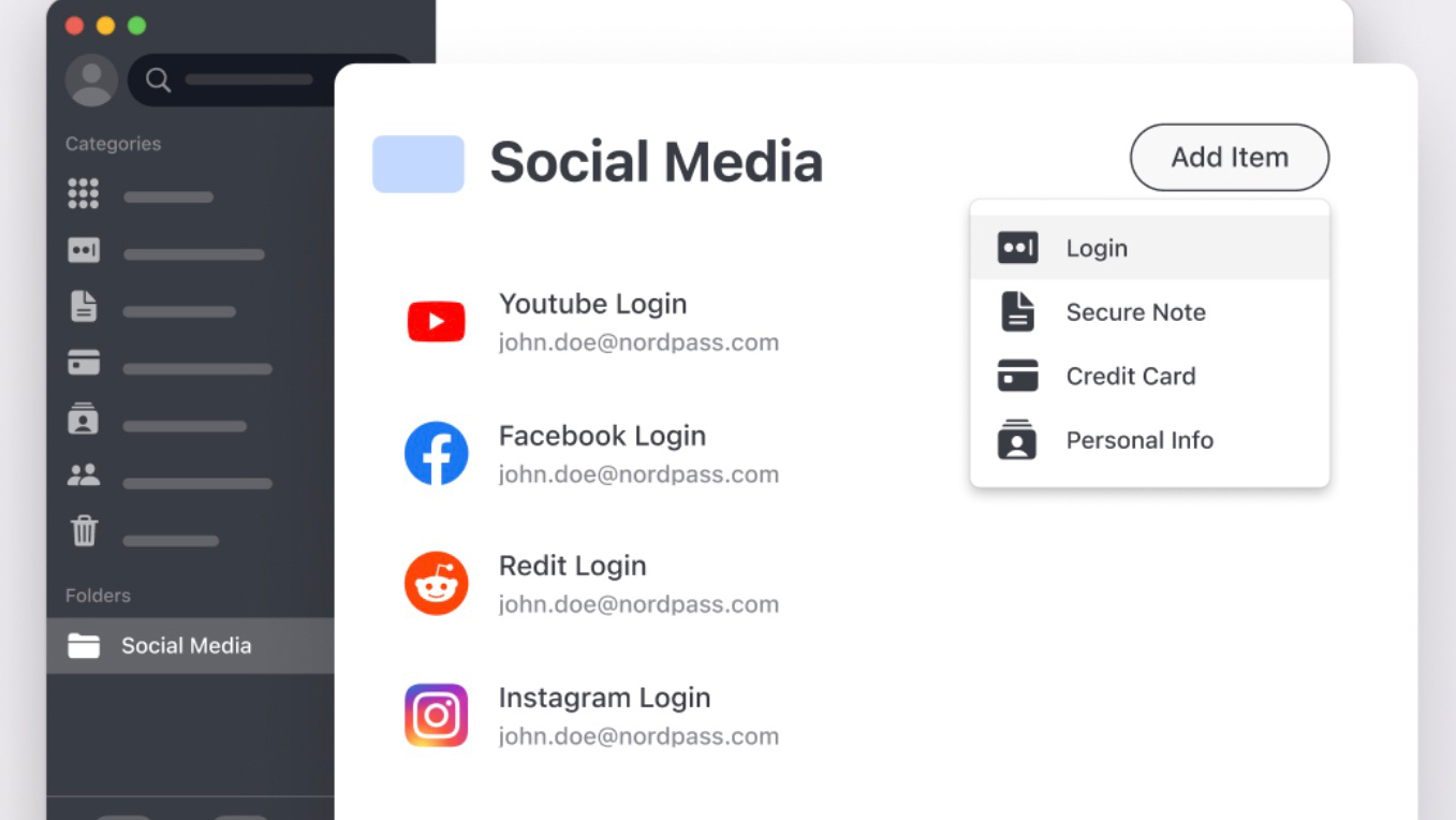 A pgram listing some social media accounts
