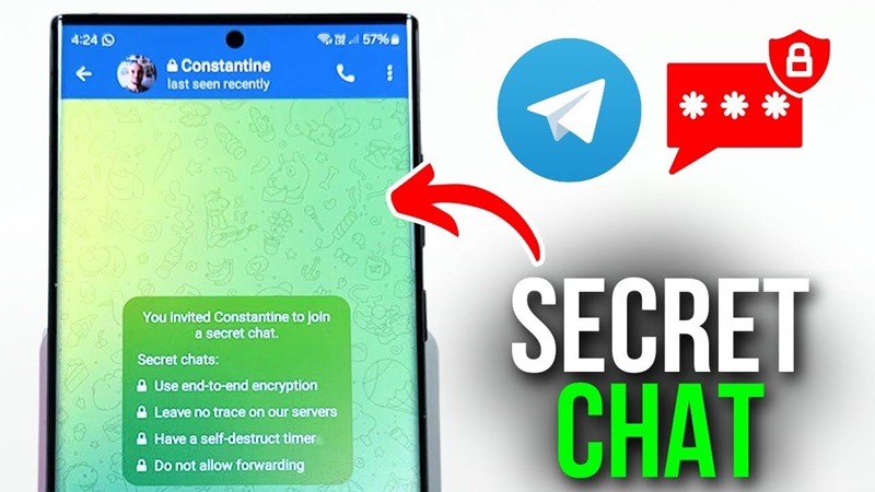 Chế độ secret chat trong Telegram giúp tăng bảo mật tin nhắn